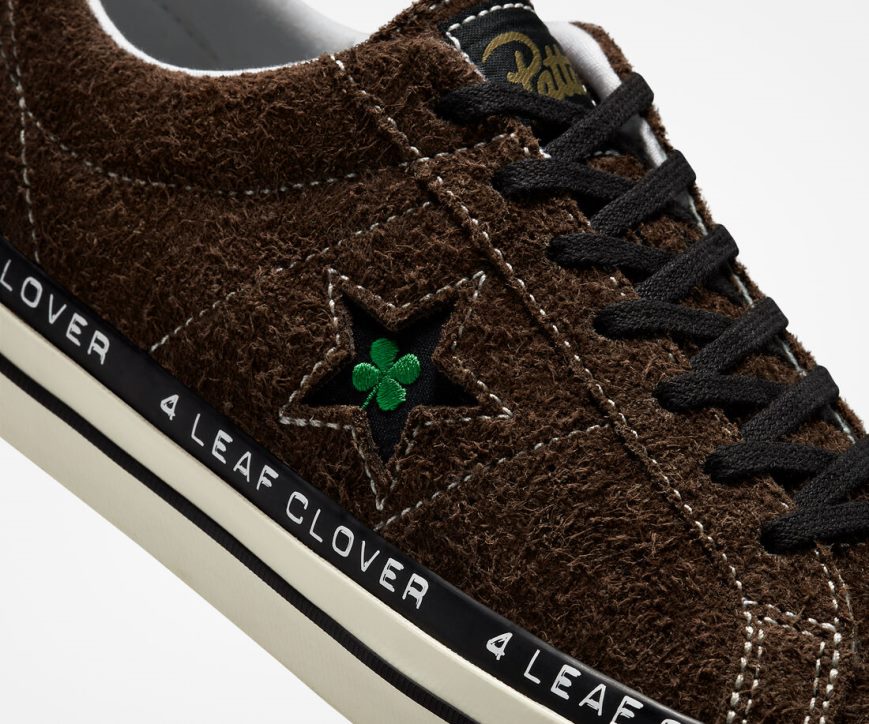 Zapatillas Bajas Converse x Patta Four-Leaf Clover One Star Pro Hombre Verde Oliva Blancas | PE 50482L